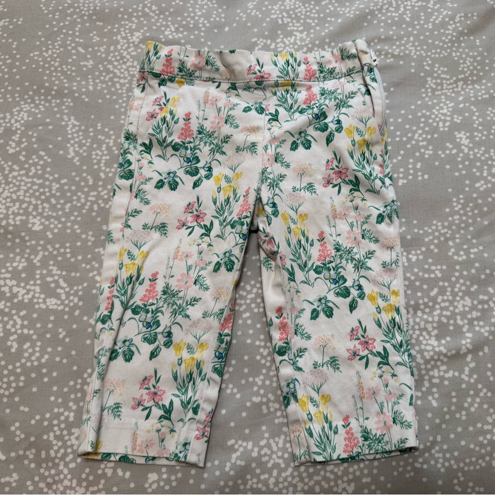 Janie and Jack. Floral pants. Size 18-24 mo